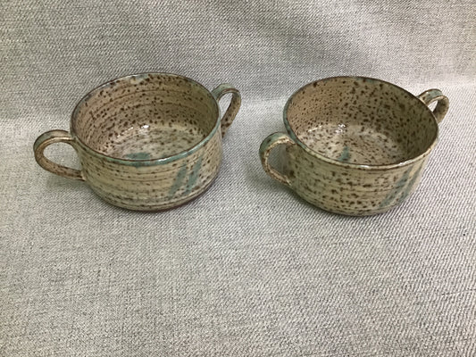 Handmade Clay Soup Bowls (2)