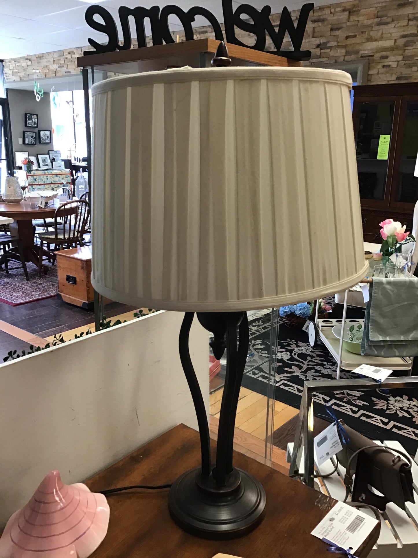 Tri-Light Table Lamp- "h