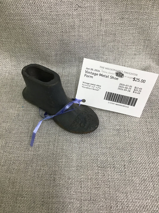 Vintage Metal Shoe Form