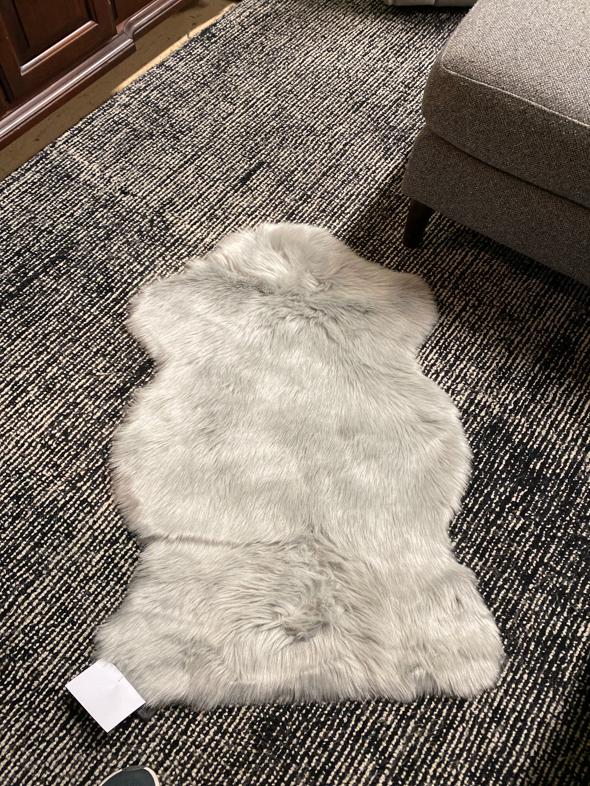OUI Faux Sheepskin - Grey