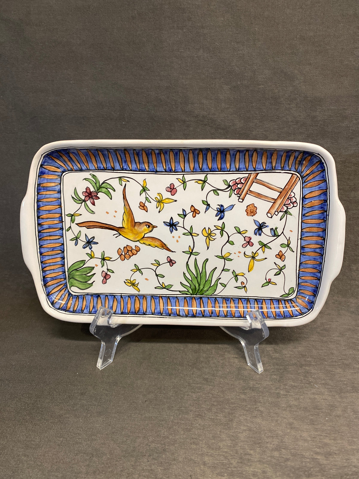 Brazilian Hand Painted Tray