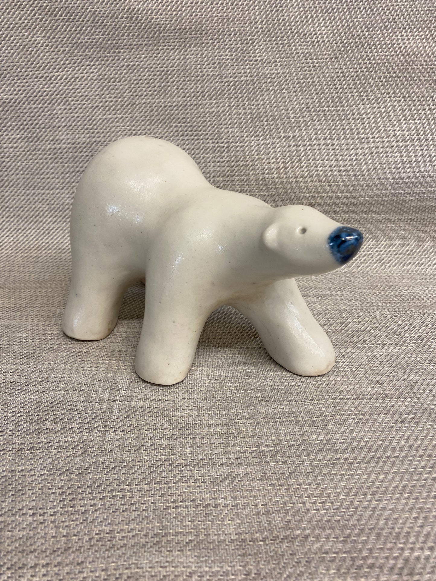 Vintage Ceramic Polar Bear Statue