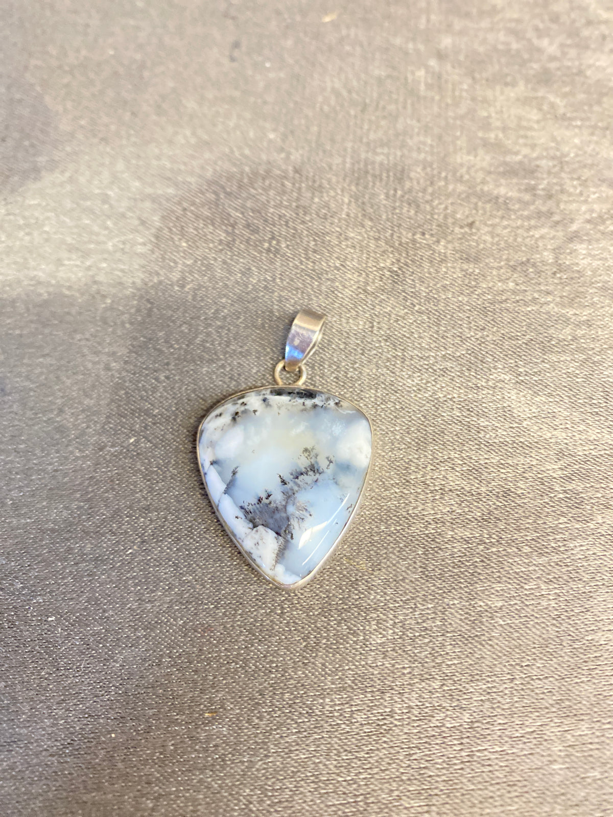 925 Silver Pendant - Dendritic Agate