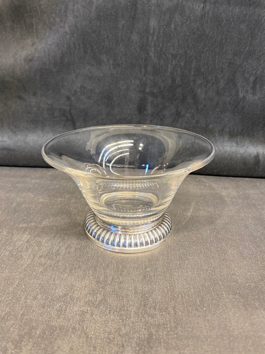 Birks Bowl - Glass & Sterling Silver