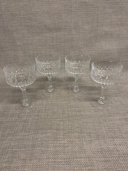 Set 4 Cristal D'Arques Sorbet Glasses