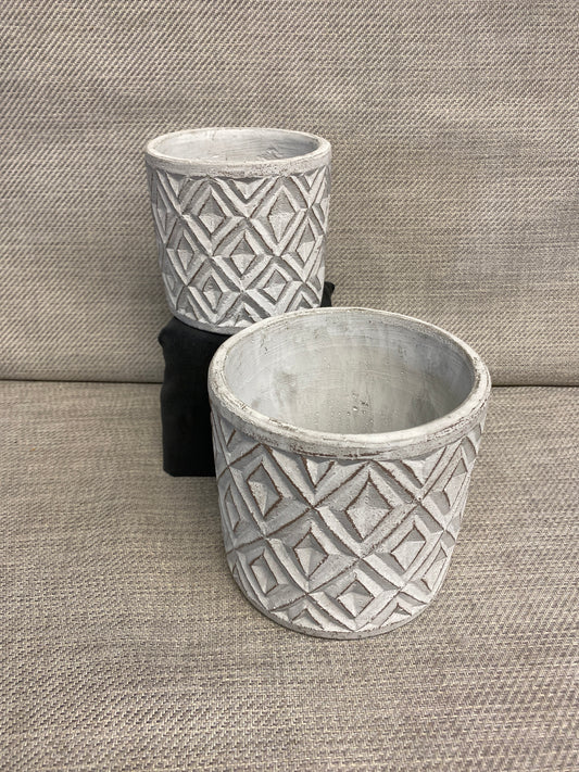 New! PAIR Planters - Stone-Like