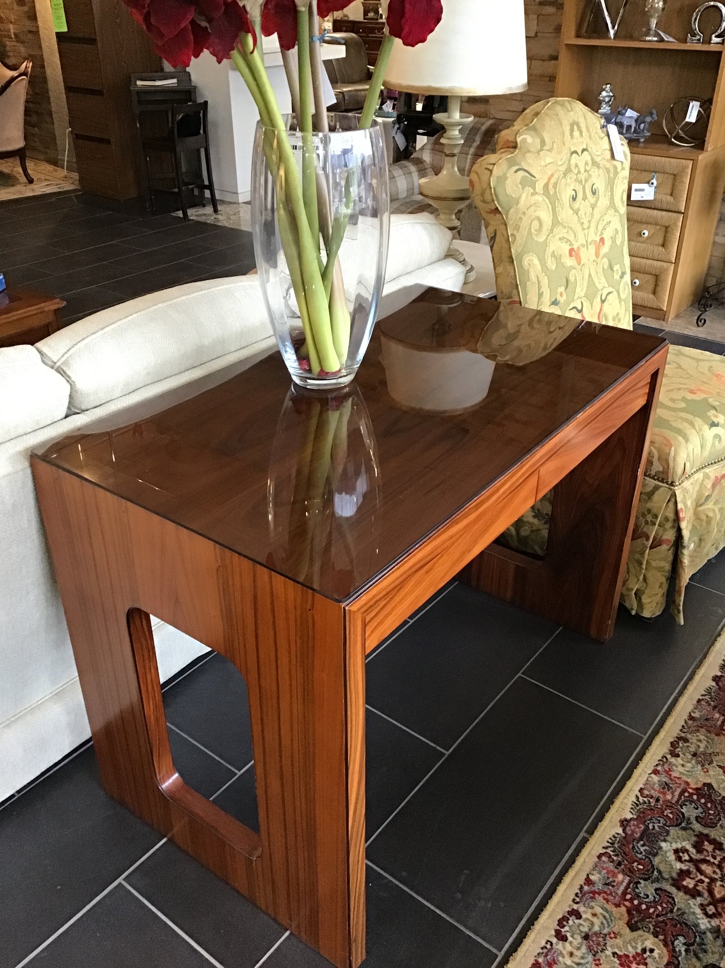 Glass Topped Sideboard