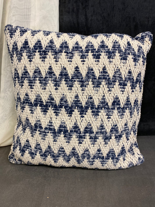 Structube Cushion - Blue & Beige