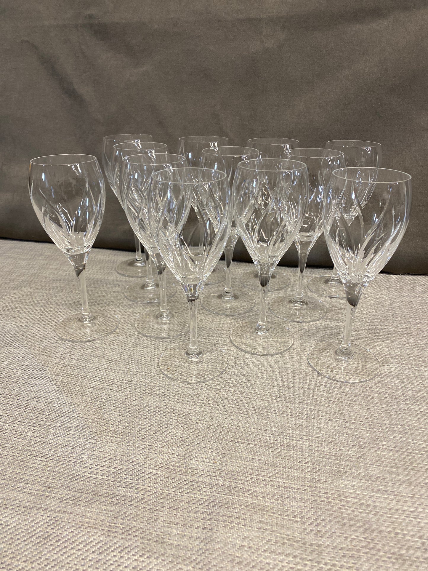 Set12 Mikasa "Agena" White Wine Glasses