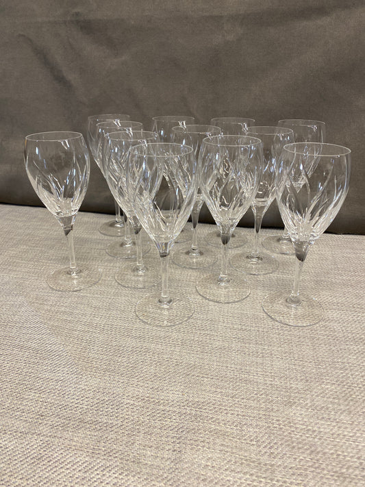 Set12 Mikasa "Agena" White Wine Glasses