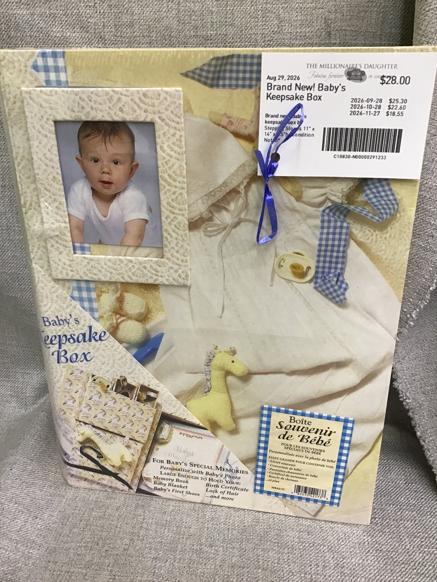 Brand New! Baby's Keepsake Box