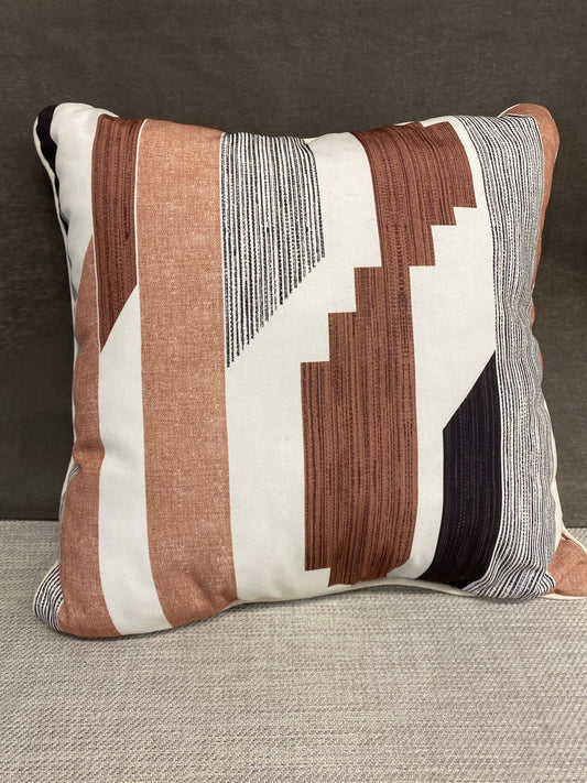 Cushion - Cream/Brown/Black