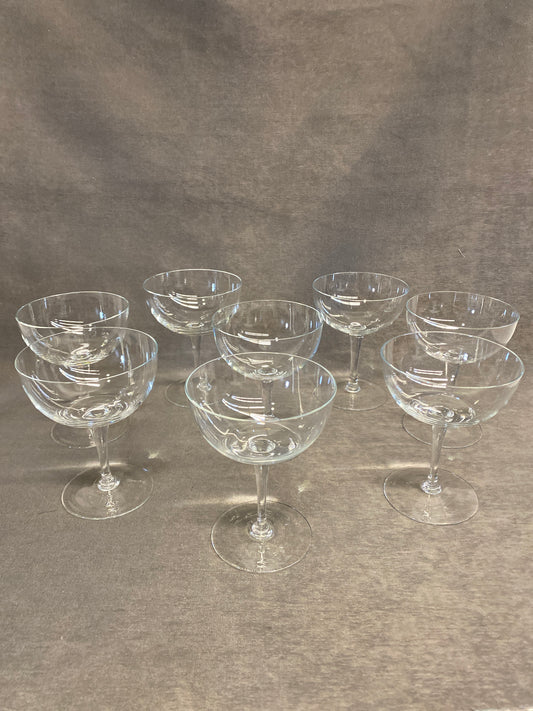 Set 8 Champagne Coupes
