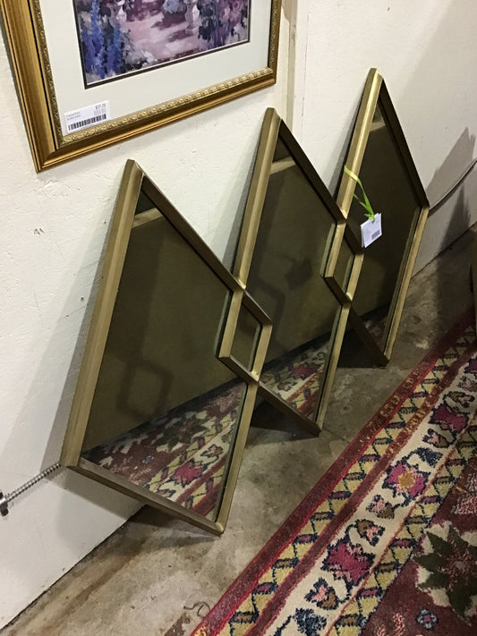 West Elm Overlapping Diamonds Mirror