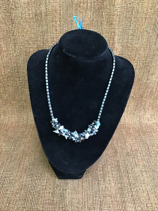 Hematite Crystal Necklace