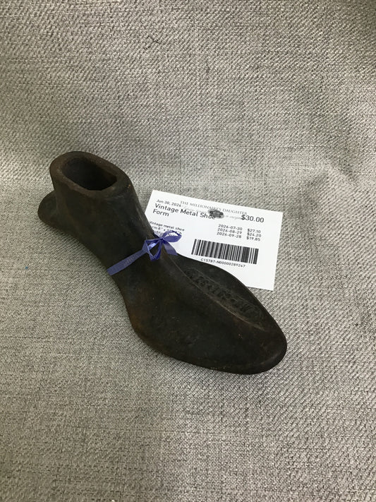Vintage Metal Shoe Form