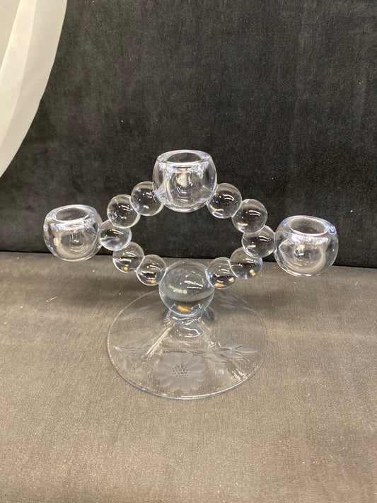 Candlewick Cornflower Candleholder