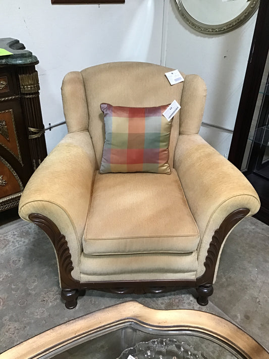 Wing Occasional Chair & 1 Toss Cushion