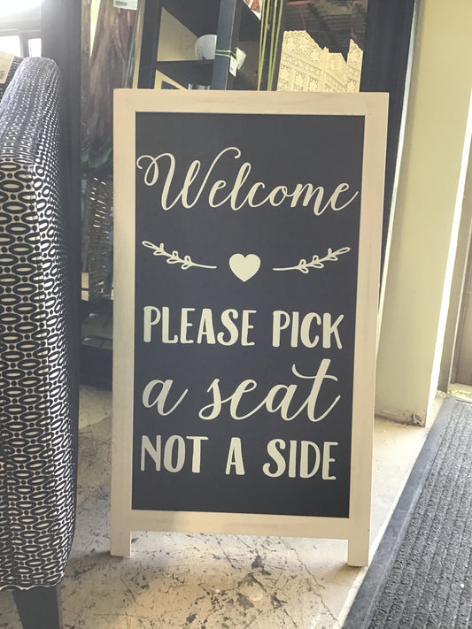 Decorative Sandwich Sign - Welcome...