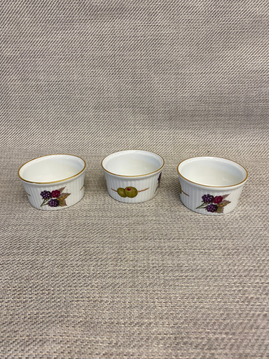 3PC Royal Worcester "Herbs" Tea Set