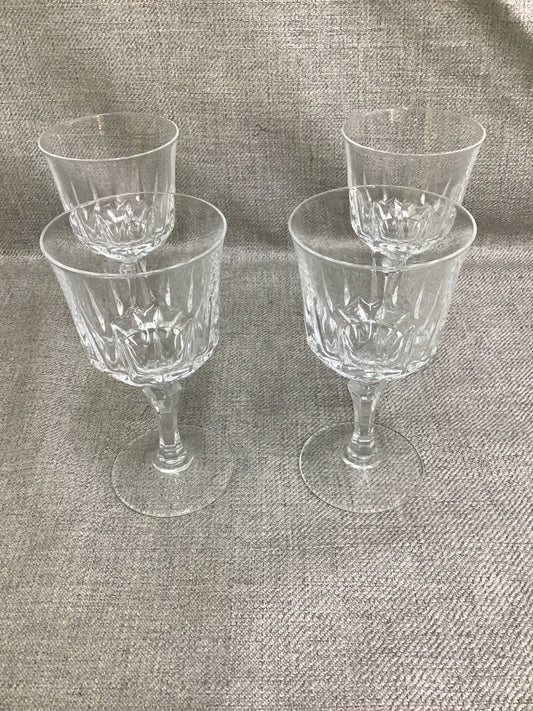 St. Germain Cristal D'Arques Wine Glasses (4)