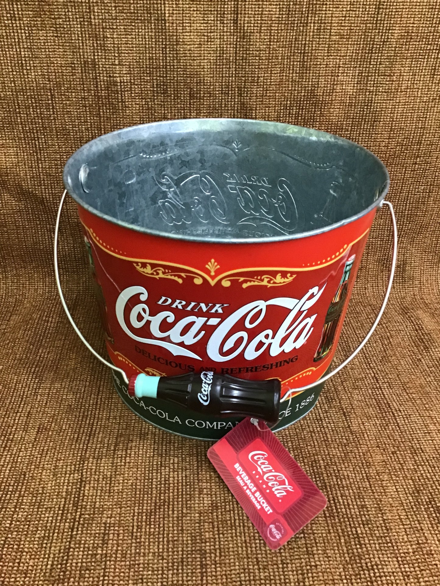 Coca-Cola Beverage Bucket with Handle