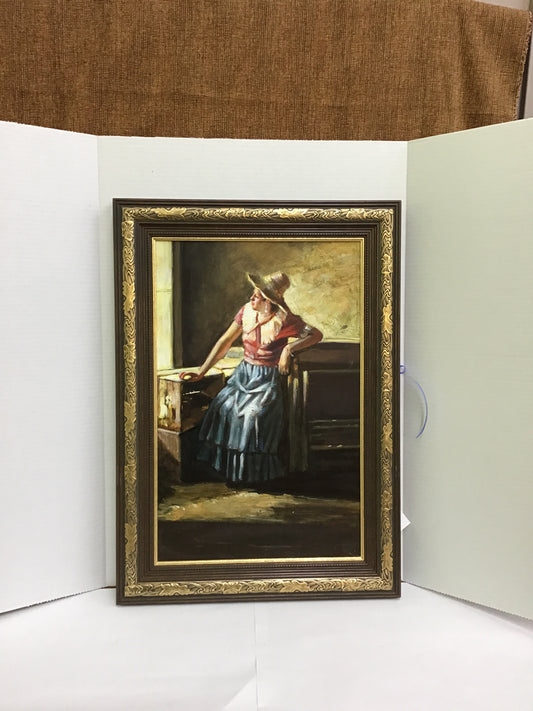 Framed Original Oil Painting by Ivan Belsky