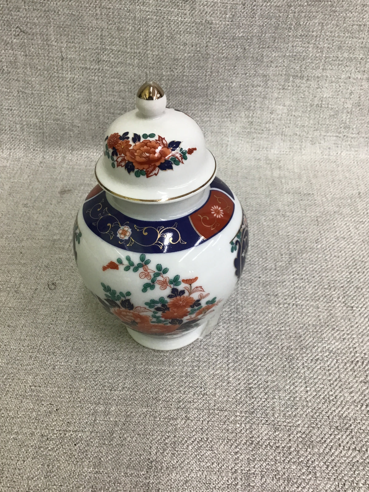 Satsuma Imari Lidded Ginger Jar
