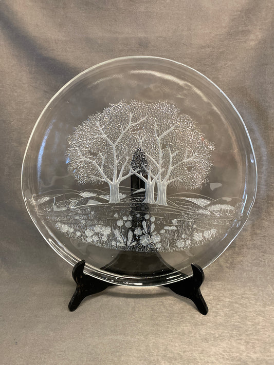 Studio Nova "Sun Valley" Glass Platter