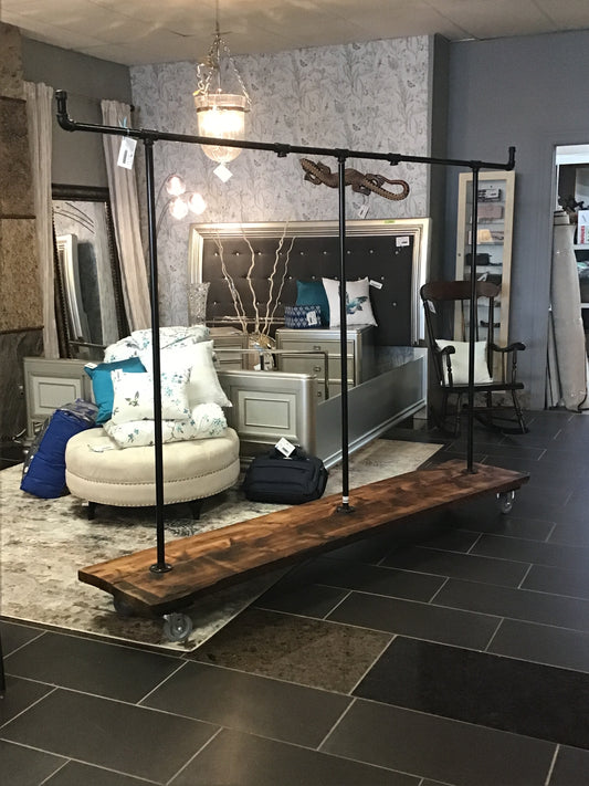 Custom Made Reclaimed Wood Clothing Rack