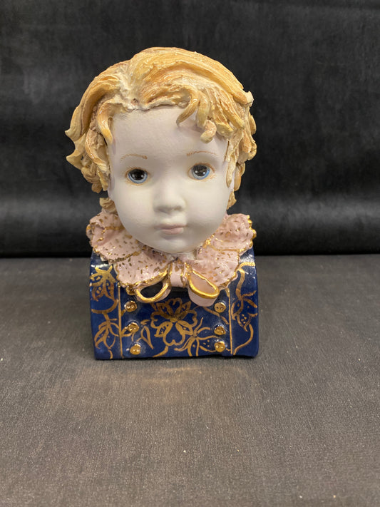 Studio Pottery Bust - Boy