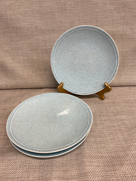 Set 4 Samatha Pynn Plates - Light Blue
