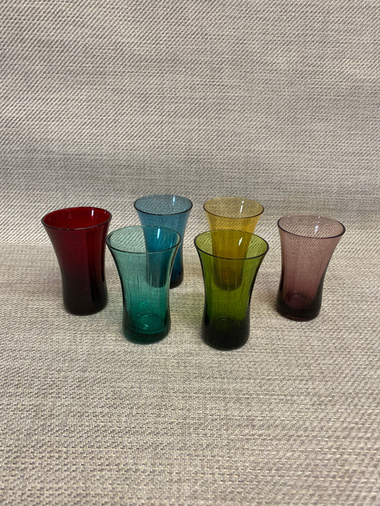 Set 6 Bombay Crystal Small Glasses