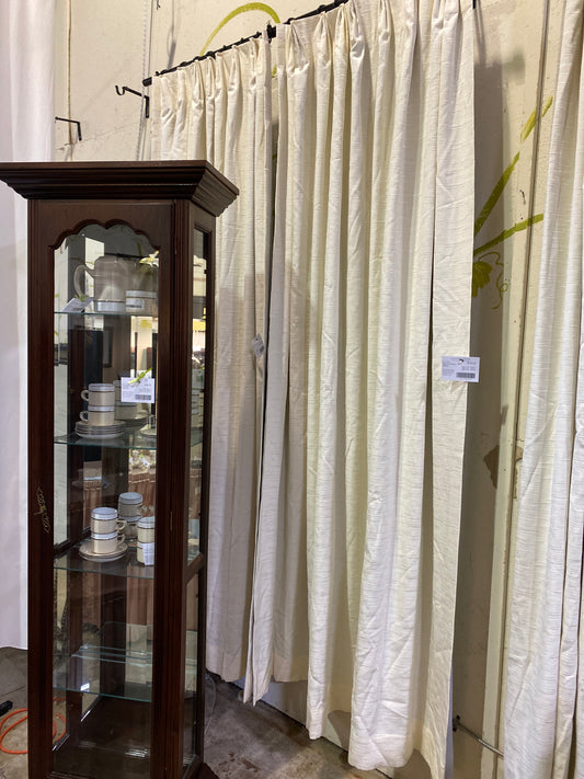 Pair Drapery Panels - Off White