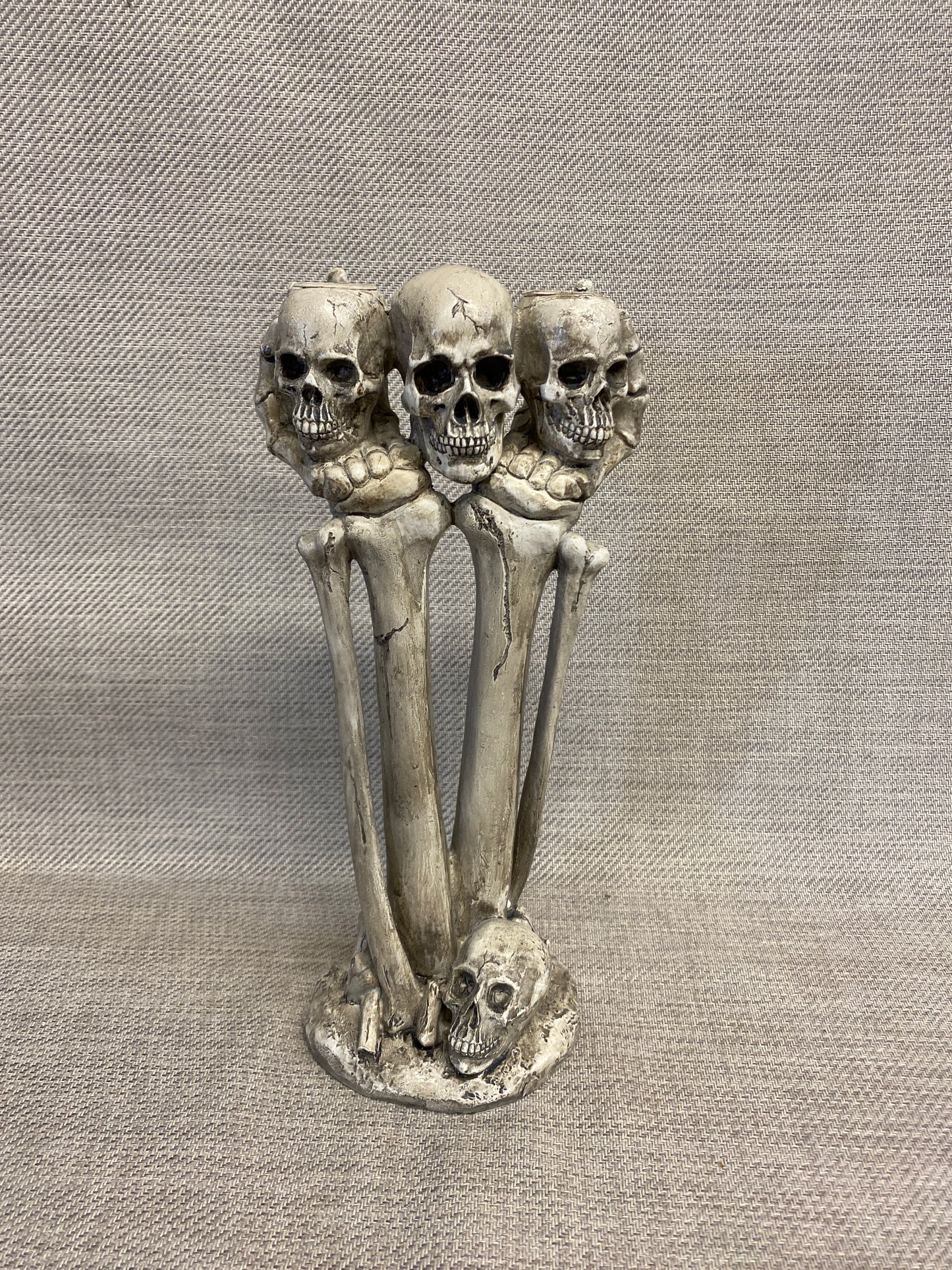 Halloween Candelabra - Bones & Skulls
