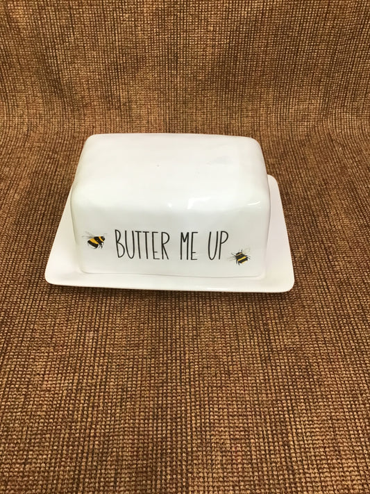 Stoneware  Butter Dish