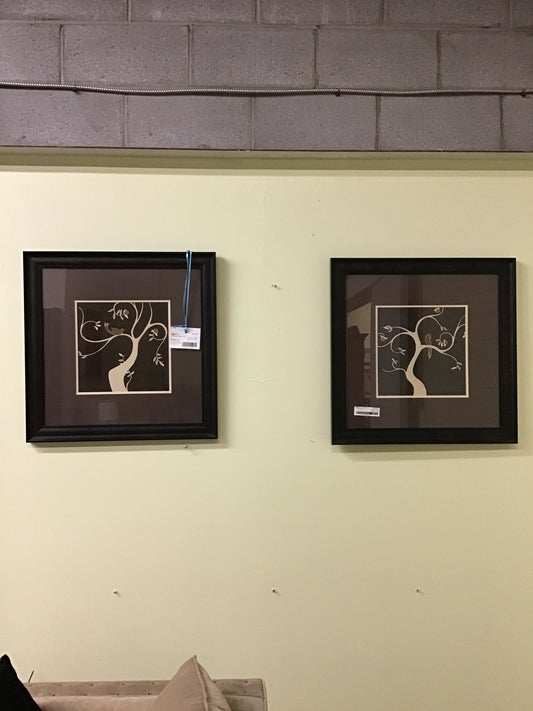 PAIR Prints "Willow Fresco I & II"