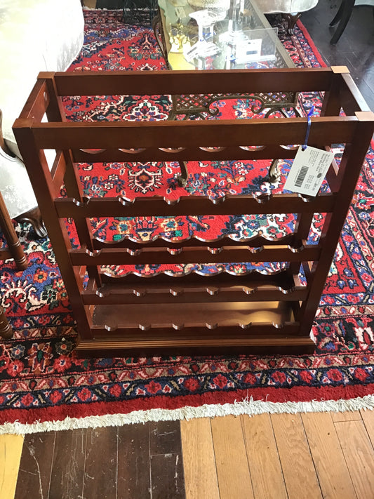 Bombay Co Dark Wood Wine Rack