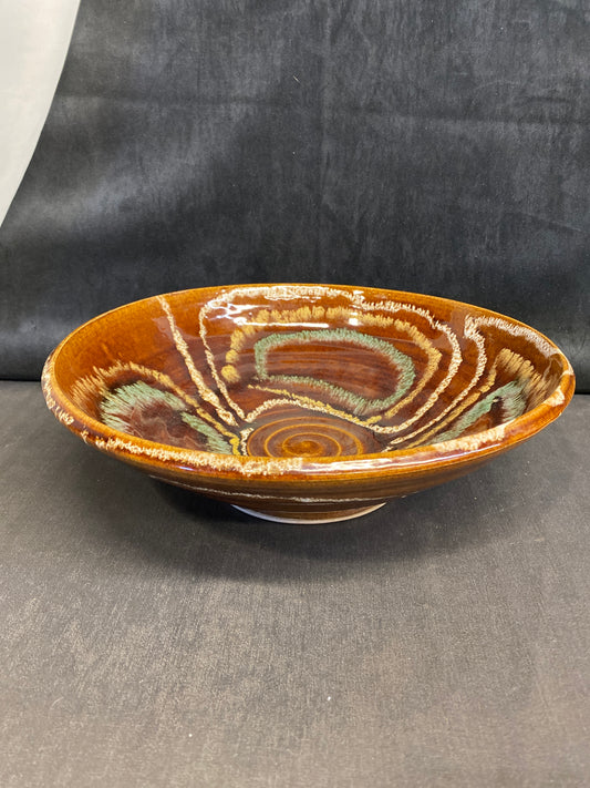 Vintage Studio Pottery Bowl - Brown