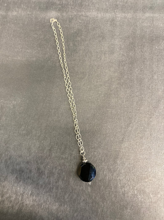 Necklace - Black Pendant