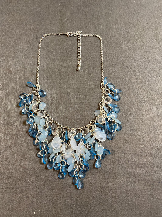 Necklace - Blue Dangles
