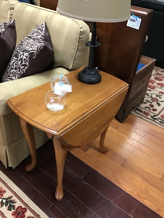 Oval Drop Leaf Side Table