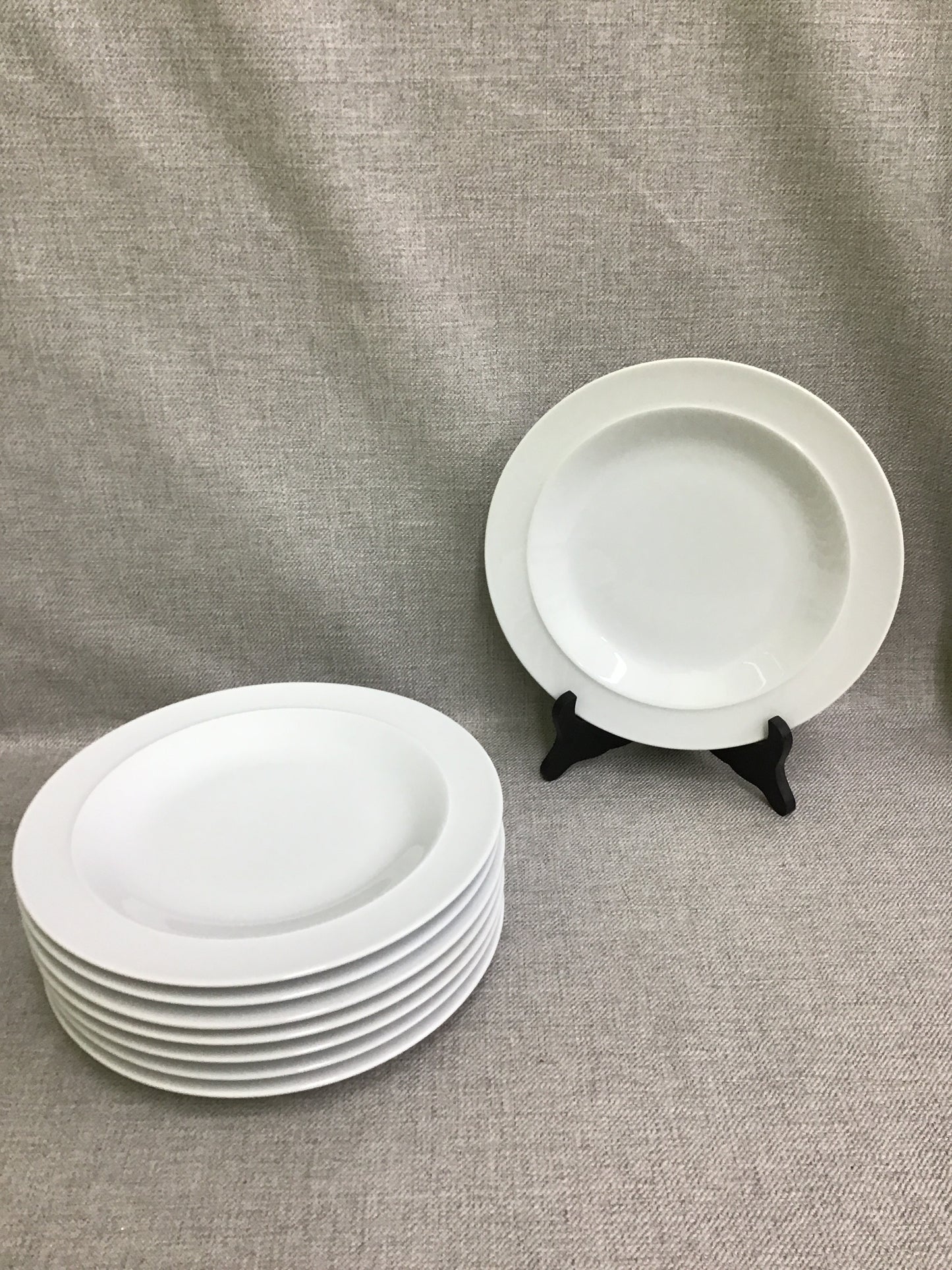 White by Denby Luncheon Plates (8)