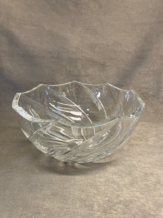 Crystal Bowl  - Swirl