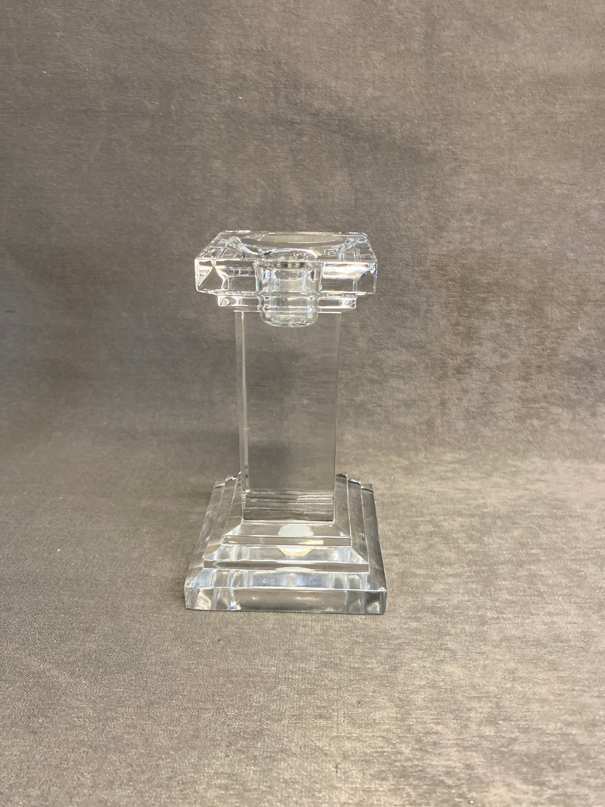 Czech Crystal Candleholder - Square