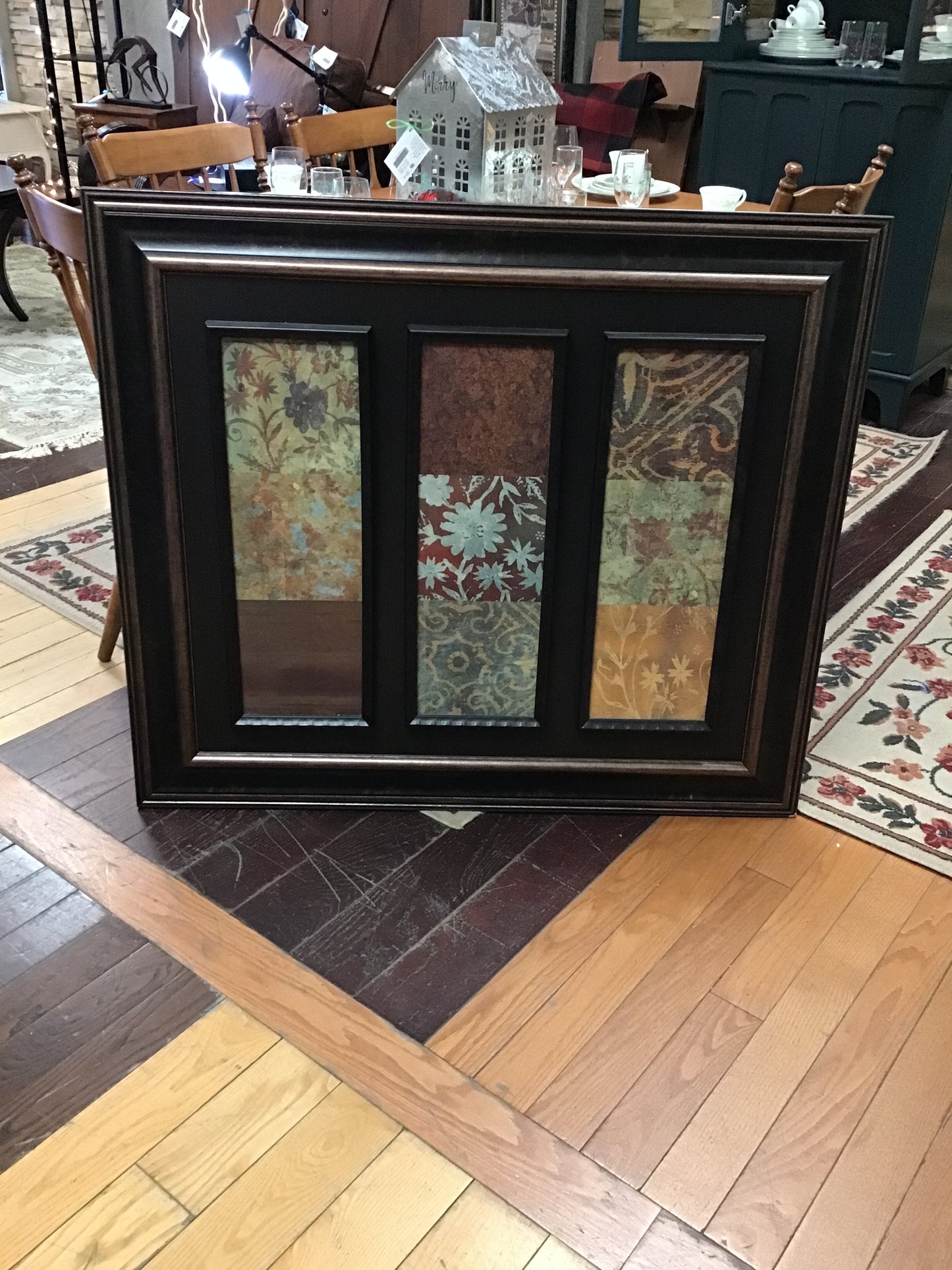 Framed Floral Artwork