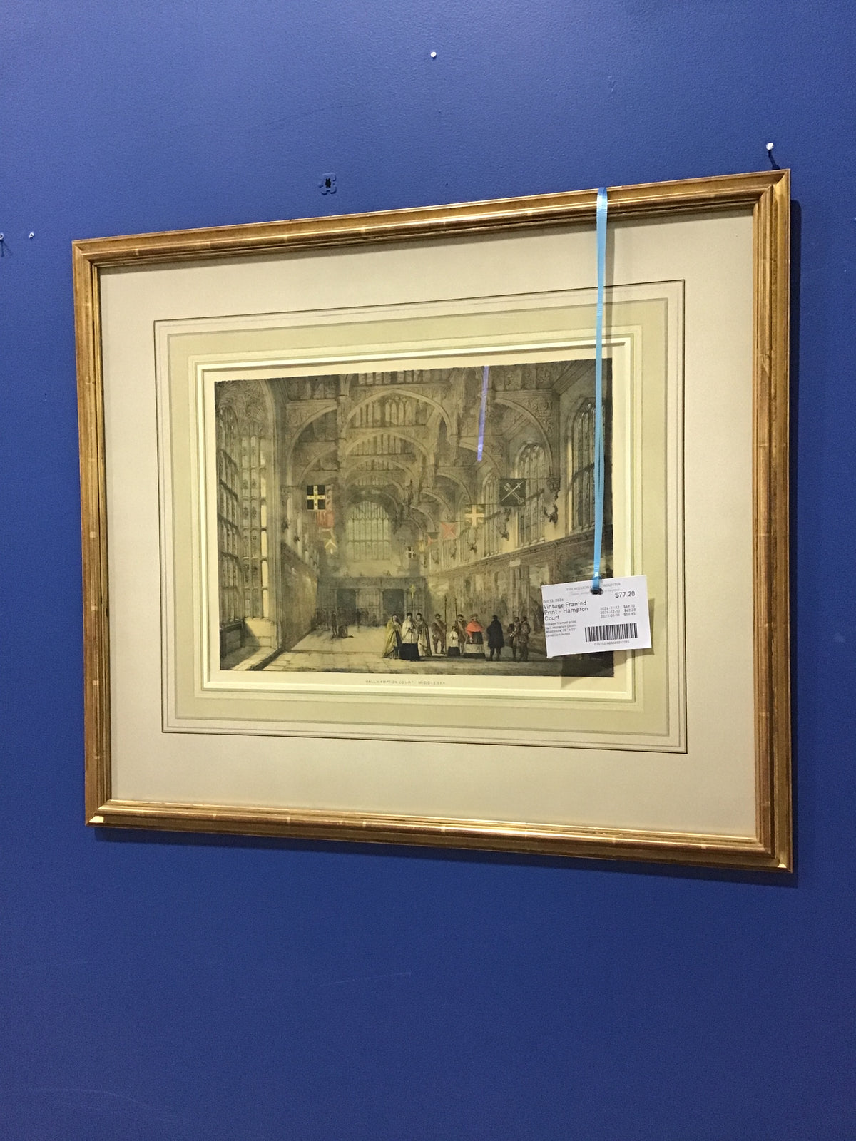 Vintage Framed Print - Hampton Court