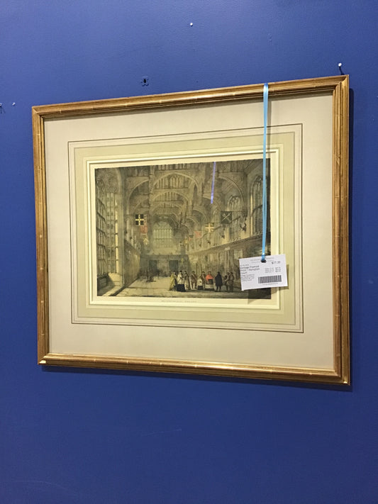 Vintage Framed Print - Hampton Court