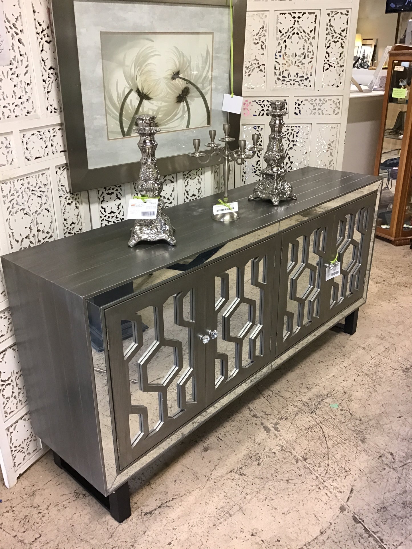 Four Door Media Credenza -Condition