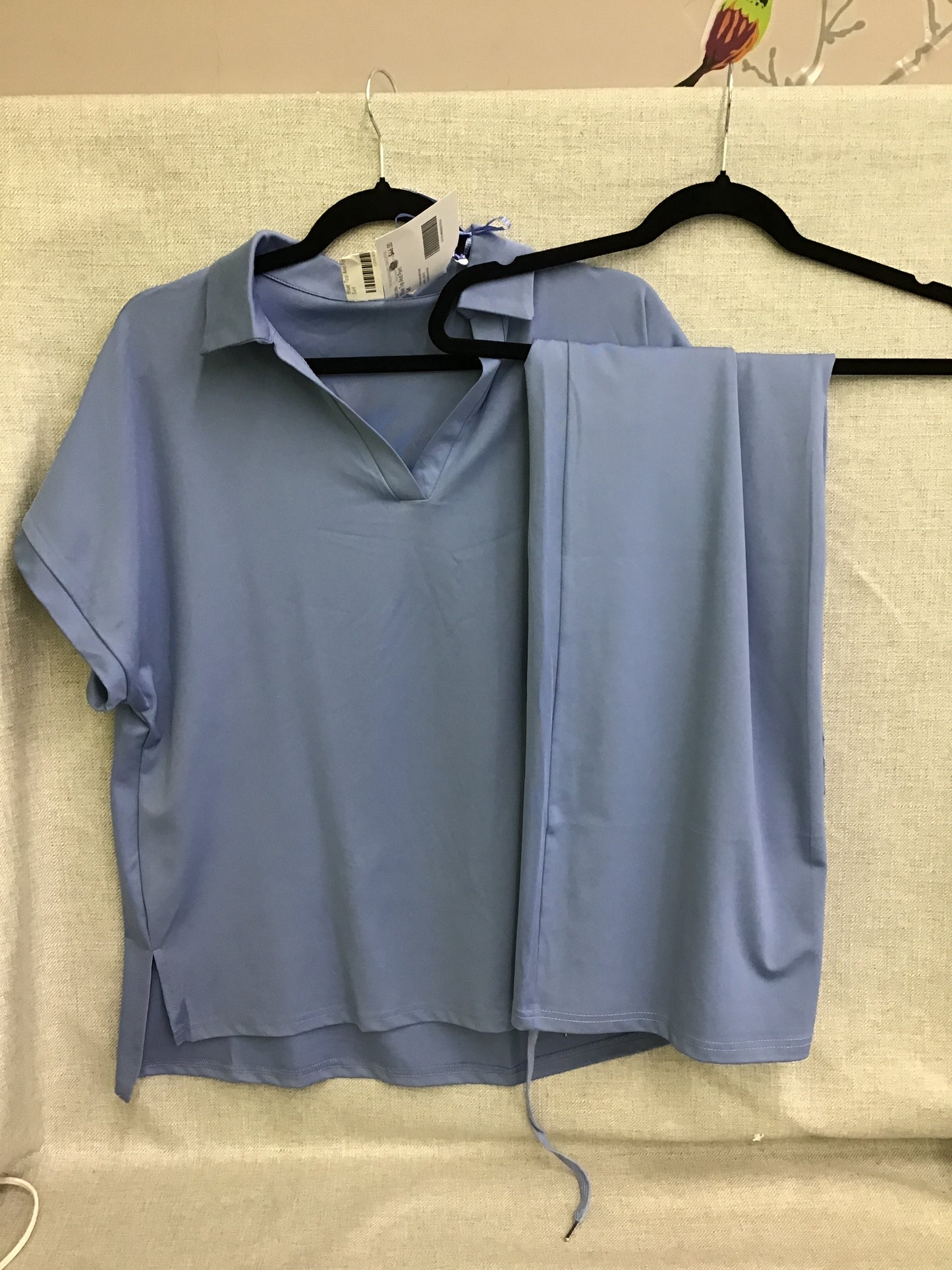 Blue Top And Pant Set